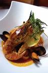 Shrimp with truffles