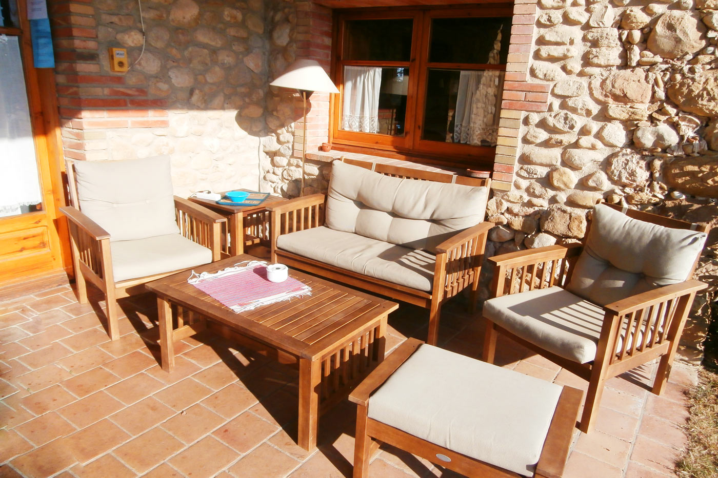 Outdoor seating areas