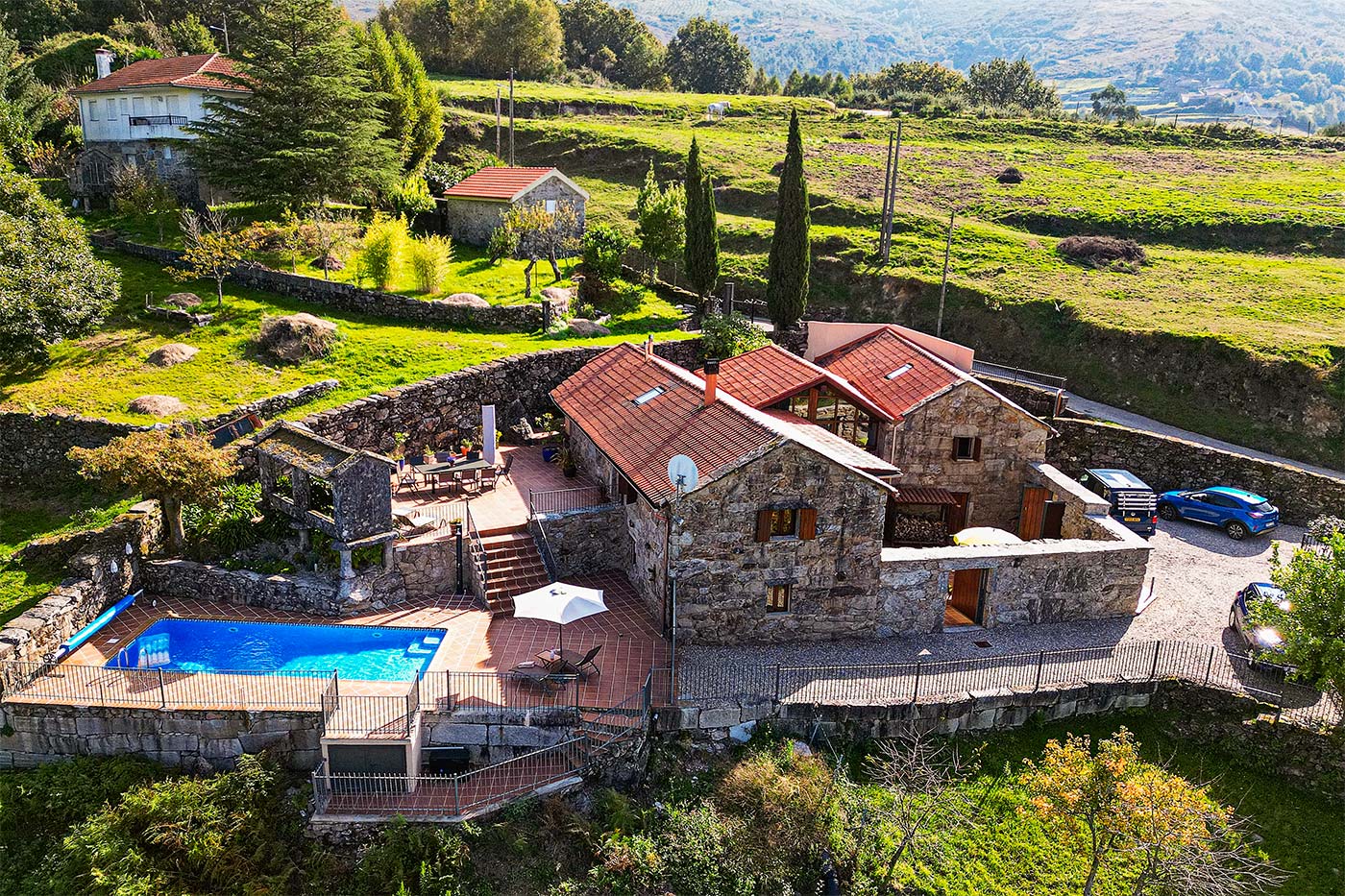 This villa has a private, chlorine-free and a heatable pool