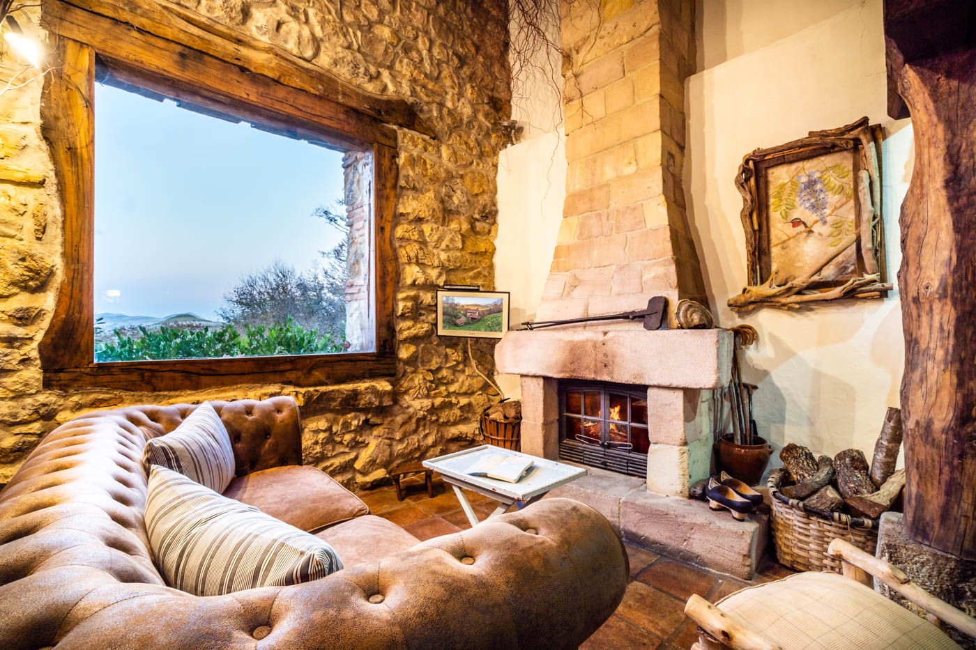 Ventana muy grande con vistas