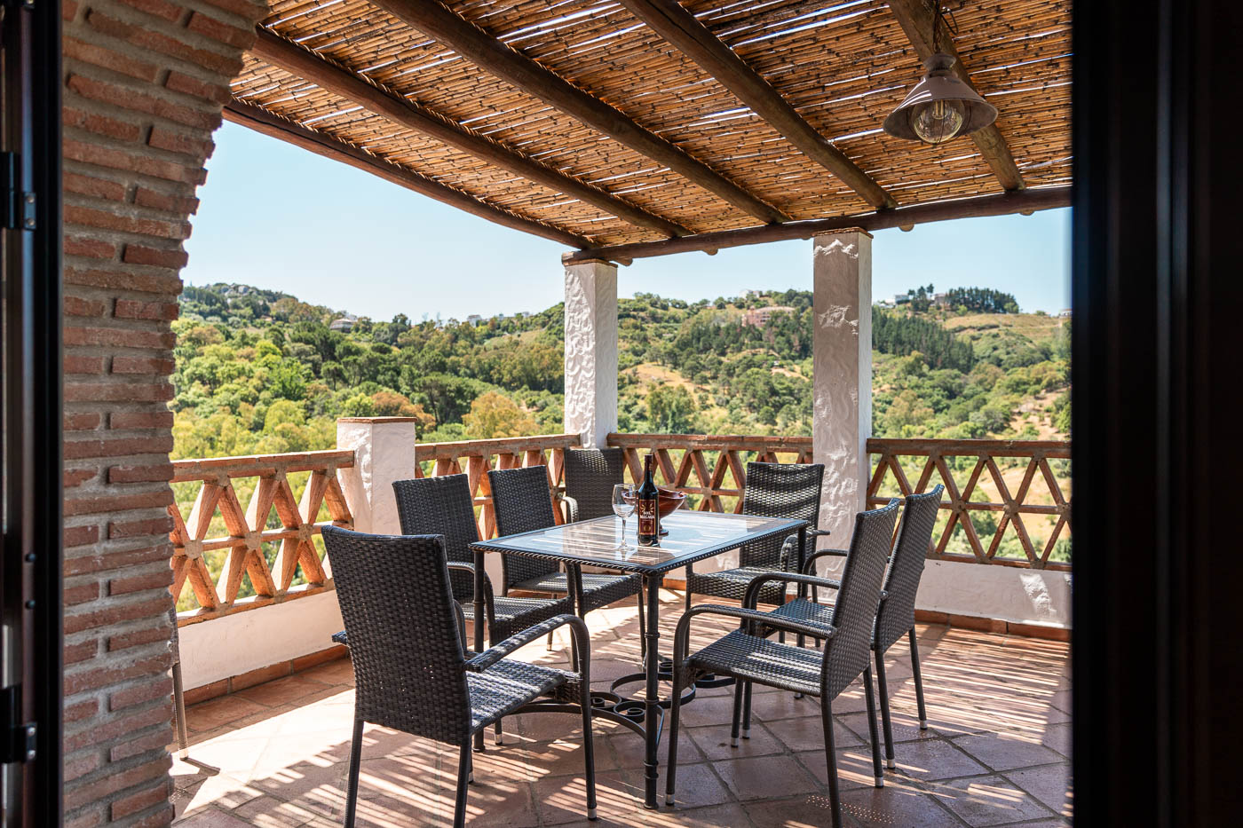 La terraza tiene sombra suficiente