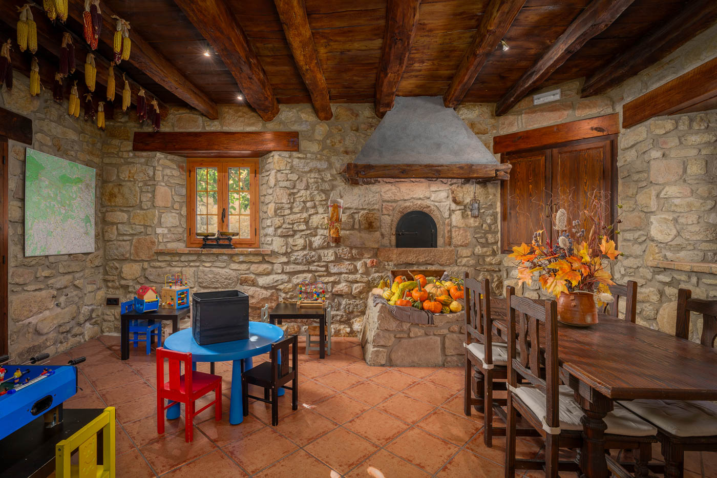 Zona de juegos para niños en planta baja