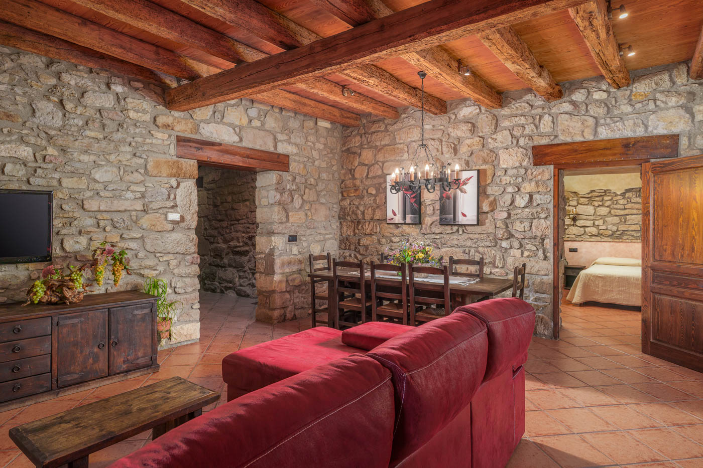 Salón planta baja, espacio tipo apartamento (2 dormitorios) 