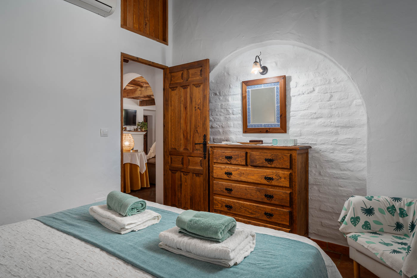 Both bedrooms have air conditioning