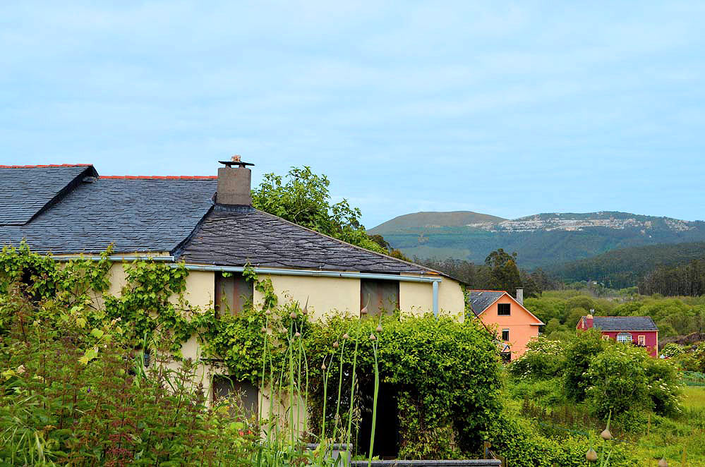 This coastal hamlet also has mountain views 