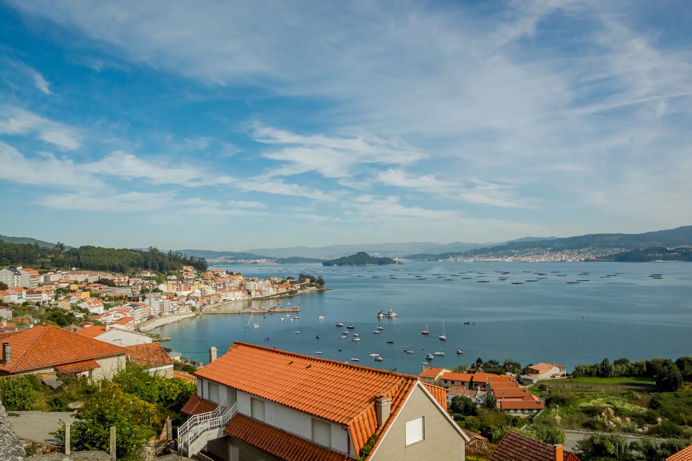 Looking east towards Pontevedra