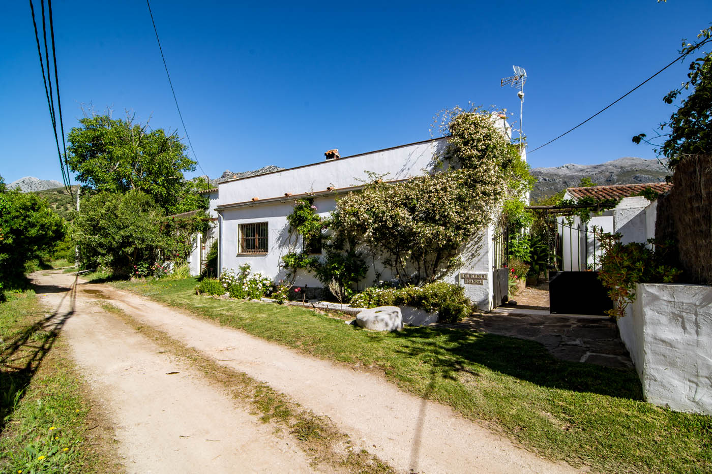 Arriving at your villa (2 km from little village with railway)