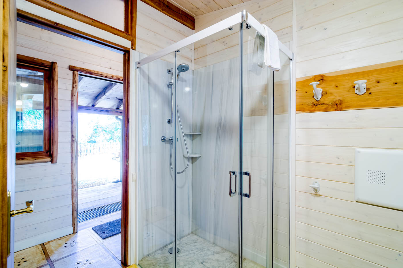 Bathroom with walk-in shower