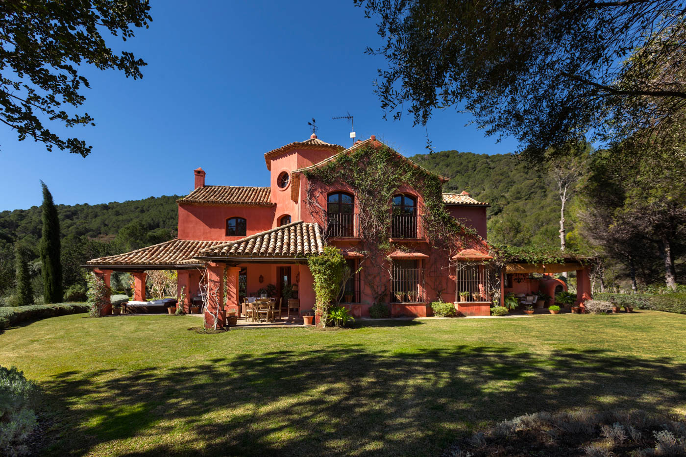 Una hermosa casa de campo