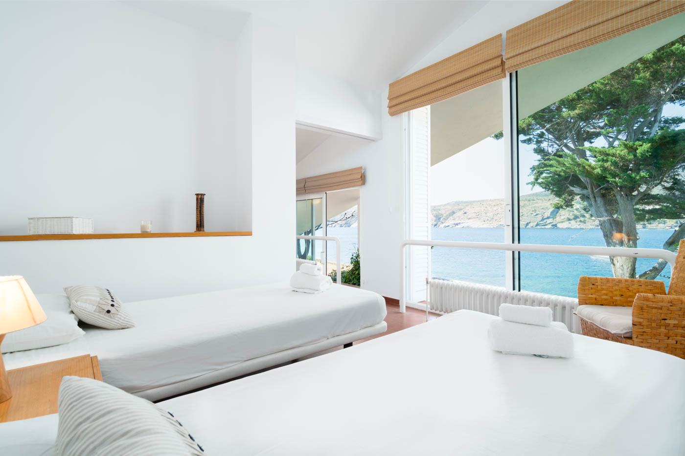 Twin bedded room on upper floor