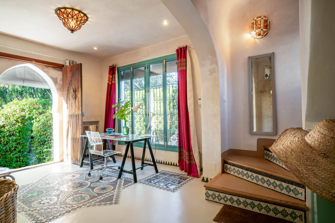 Entrance to Casita (on three floors)