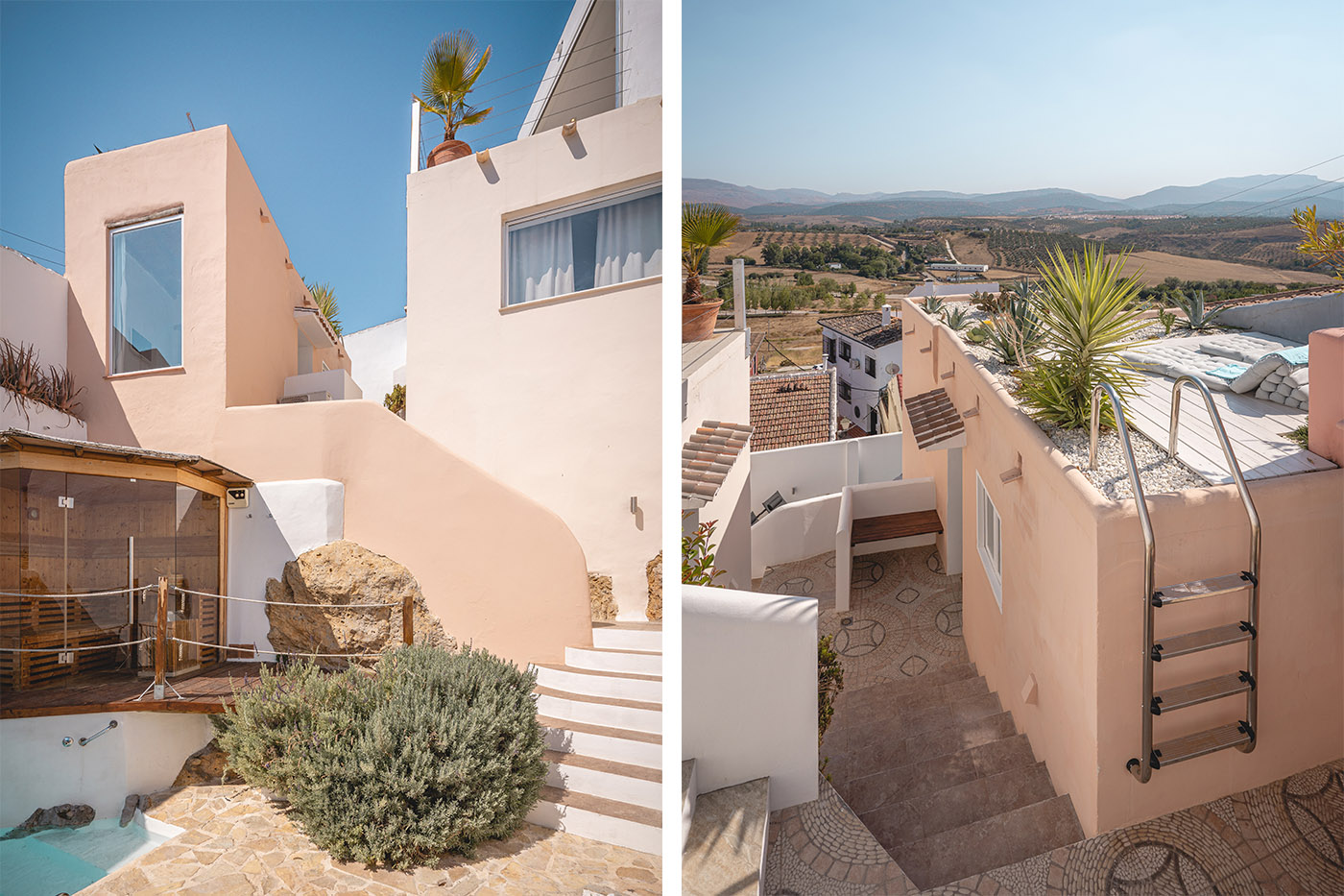 La casa está distribuida en varias plantas