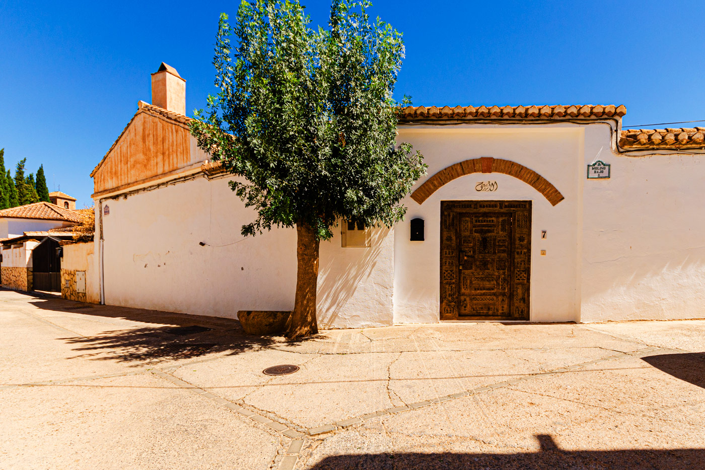 Puerta de entrada a la casa