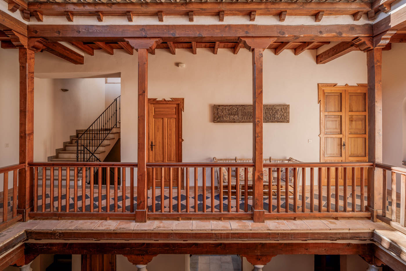 Stairs to second floor