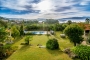 Gardens, pool & estuary in the distance
