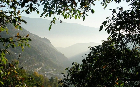 The Poqueira valley seen from Bubion