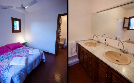 Baño privado para habitación de cama doble