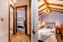 Pasillo | Habitación con cama doble