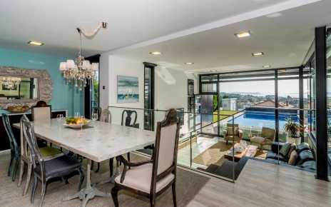 Dining area / lounge on lower level