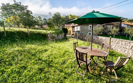 There is a portable barbecue available
