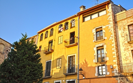 Old quarters of Girona city