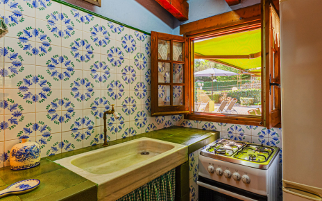 Cocina junto a barbacoa