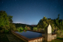 Your natural pool at night time
