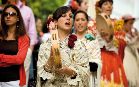 Traditional fietas in Aracena are taken seriously
