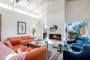 Lounge with doors to large terrace