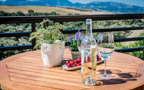 Las habitaciones tienen su propia zona al aire libre 