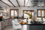 Brand new excellent kitchen opening to terraces