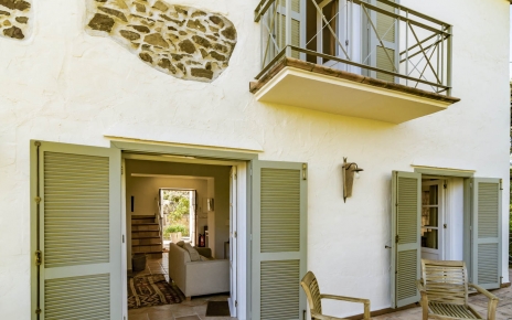 Doors from living area to north facing terrace