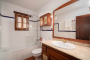 Bathroom (with bathtub and shower over)