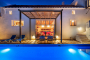 At the night your villa becomes vibrant