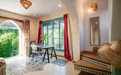 Entrance to Casita (on three floors)