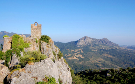 The Eagle Castle is walking distance from your villa