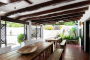Porch for outdoor meals