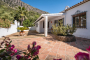 Gated front patio