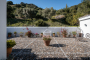 Cobbled patio
