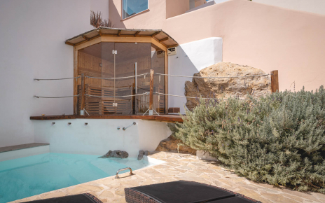 La sauna finlandesa no se puede ver desde otras casas cercanas