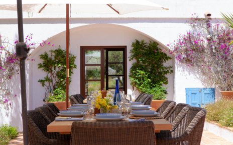 Patio furniture for al fresco meals