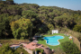 Superb pool area surrounded by woods