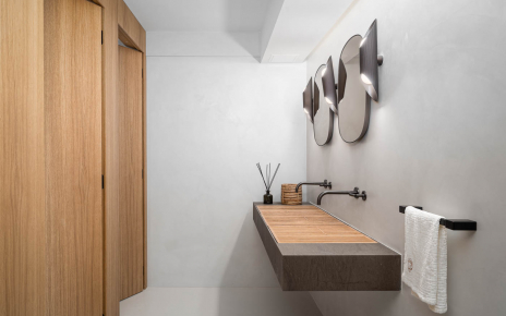 Baño de diseño en planta baja