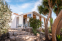 Steps from pool area to the house