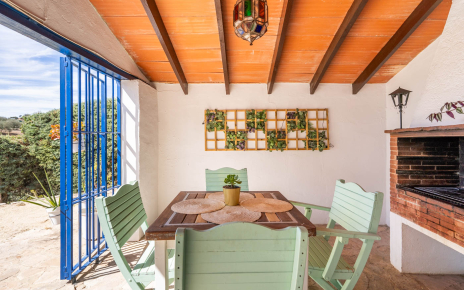 Zona cubierta de barbacoa