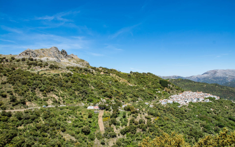 Cortes village seen from the distance