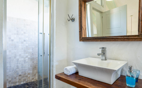 Shower room on first floor next to bedroom