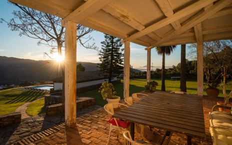 Gorgeous sunrise from this lovely villa