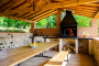 Excelente zona de barbacoa
