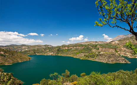 Your village is directly above the lake / reservoir of Beznar